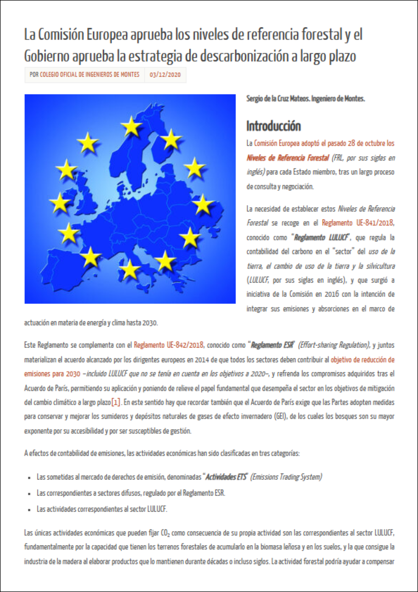 Portada Comisión Europea FRL