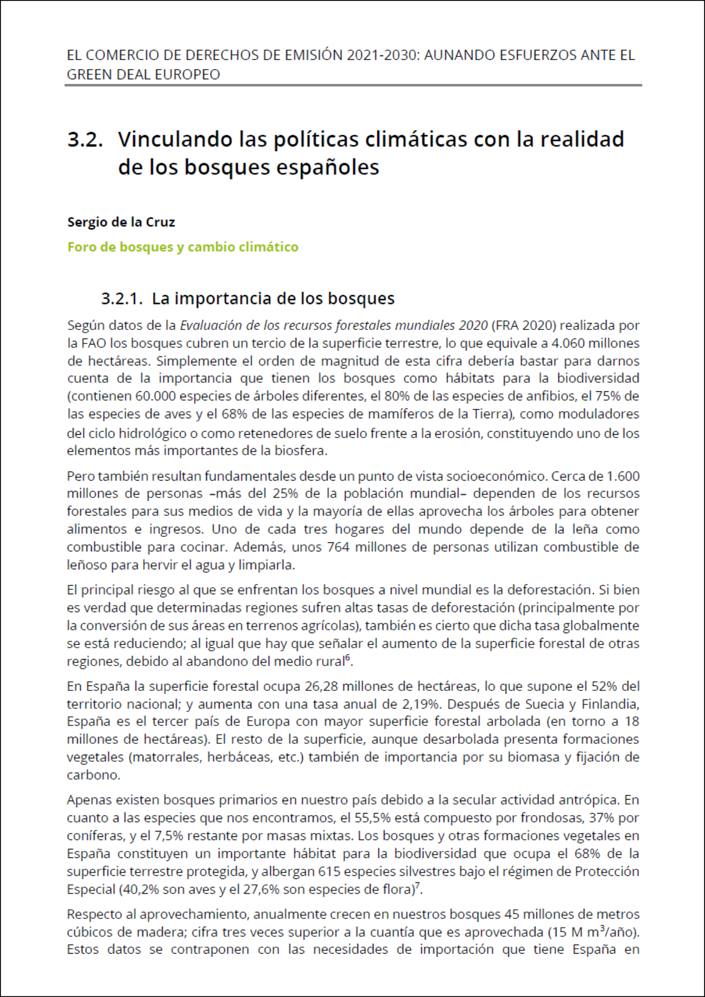 Portada Vinculando políticas climáticas con los bosques
