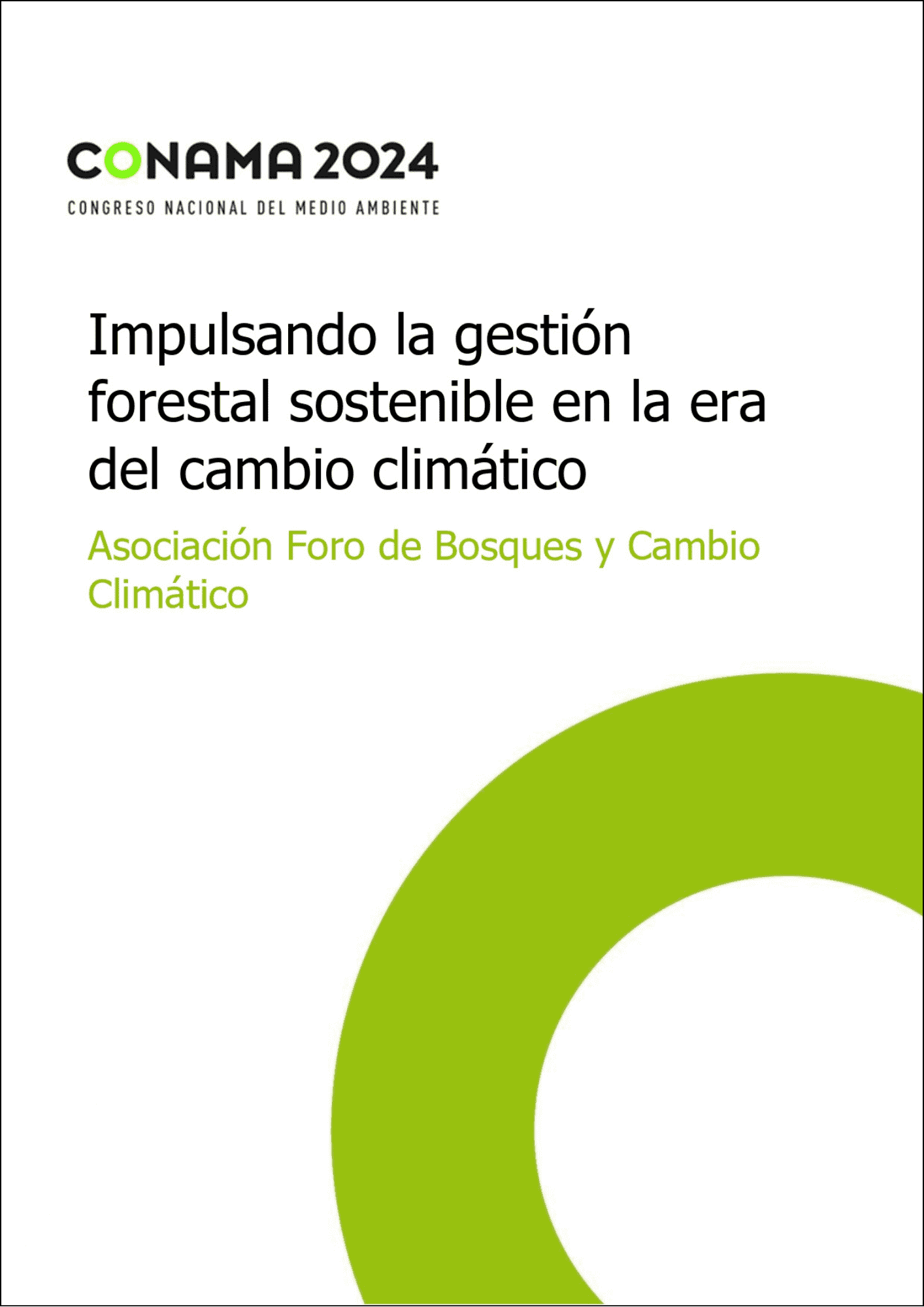 Portada Documento Gestión Forestal Sostenible